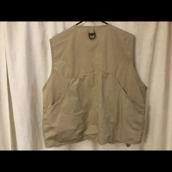 Sportfisher Fishing Vest Khaki 9 Pockets Size L/XL - Picture 4 of 7